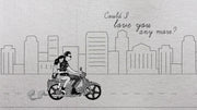 I will create animated hand drawn lyric video-300 seconds running time